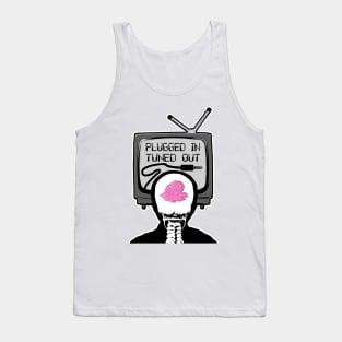 Plugged In, Tuned Out. Tank Top